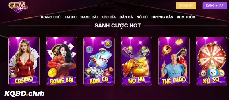 Những sản phẩm giải trí đáng chơi nhất tại GEMWIN Những sản phẩm giải trí đáng chơi nhất tại GEMWIN